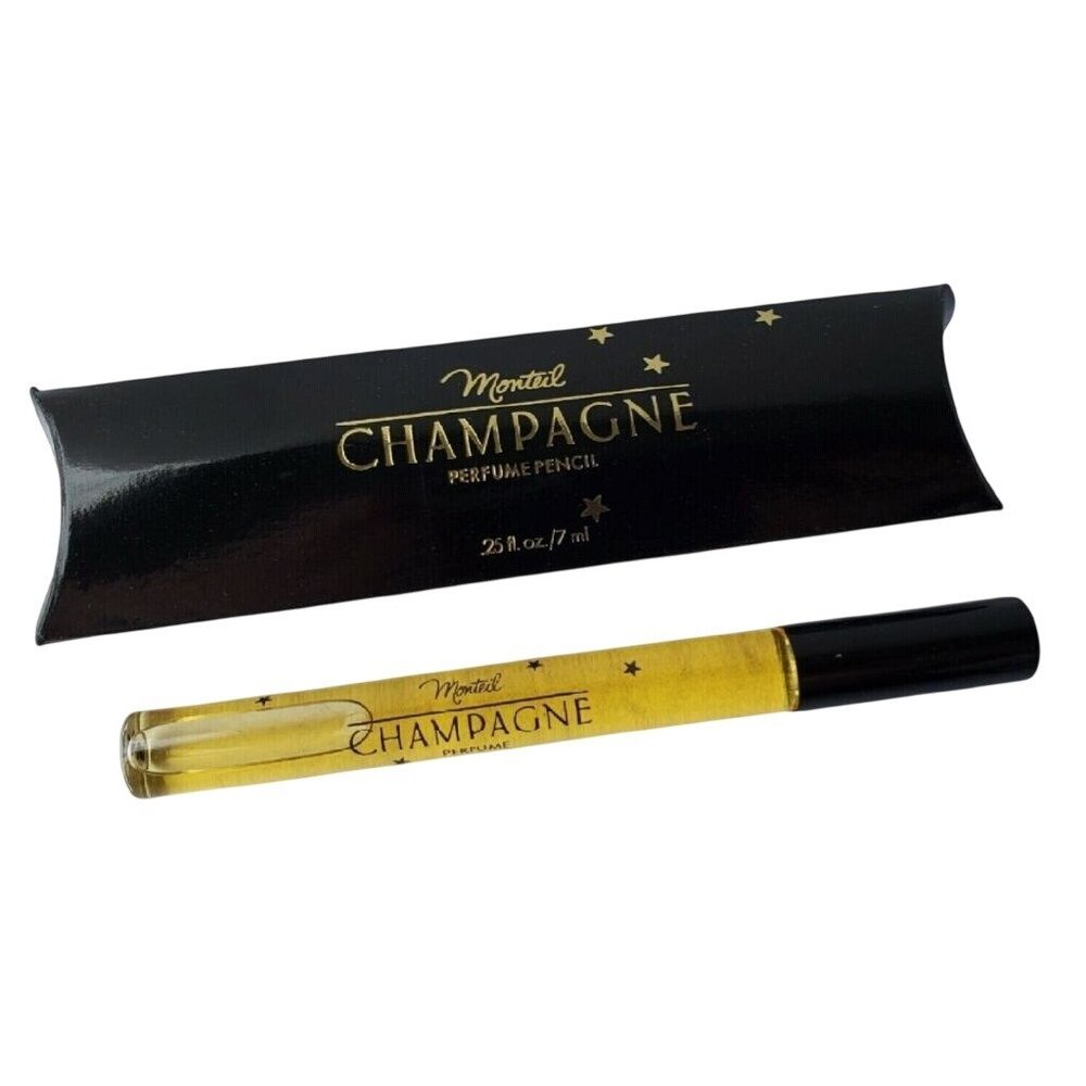 Vintage 1980s Germaine Monteil Champagne Perfume Pencil .25 fl oz Boxed Scent